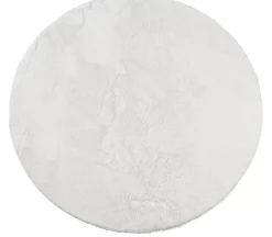 CASA Alfombras|Pelz Alfombra Blanco Apagado