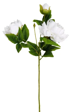 CASA Flores Artificiales|Peony Rosa Peonia Blanco