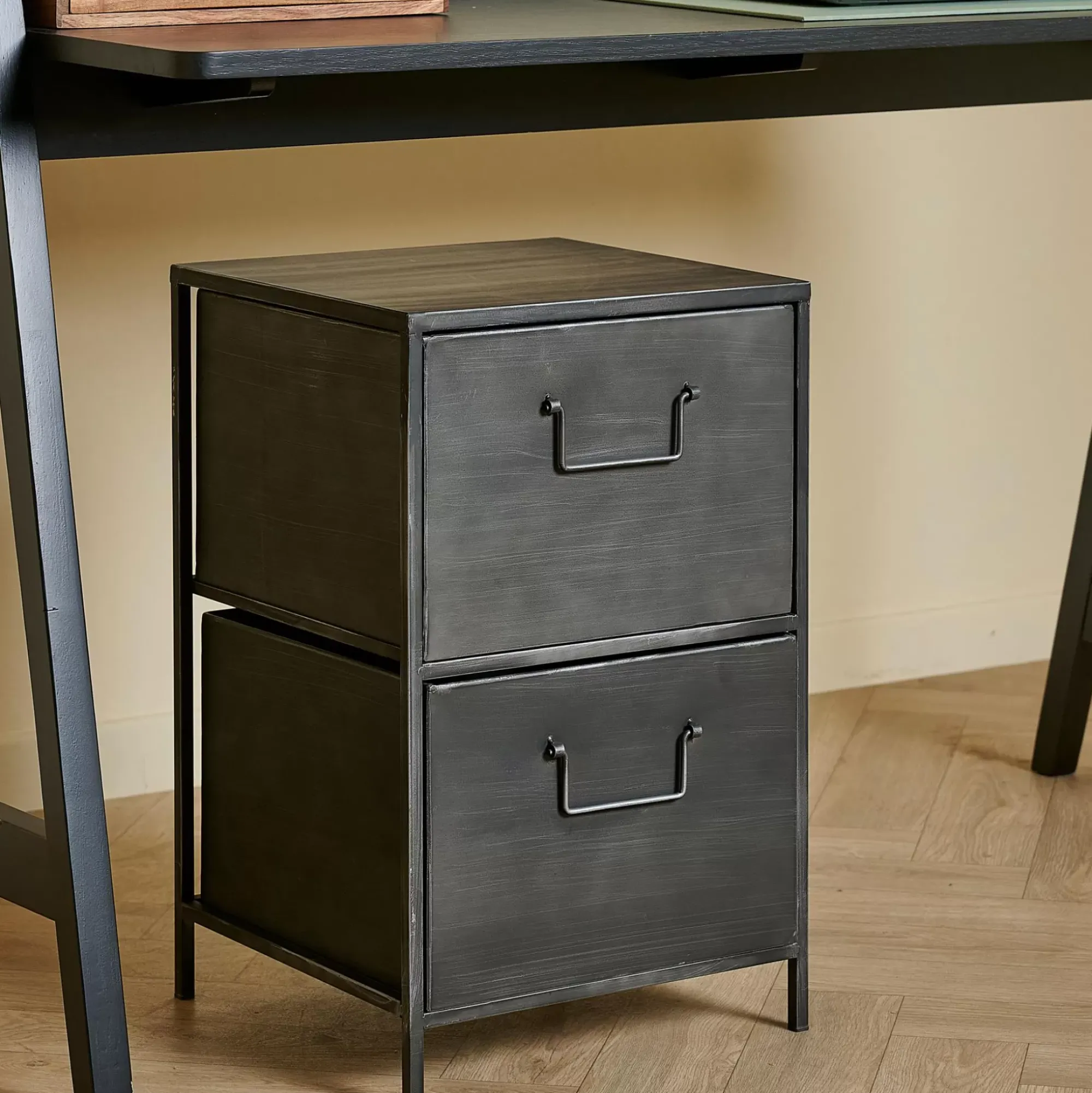 CASA Cajoneras|Pharma Cajonera 2 Cajones Negro