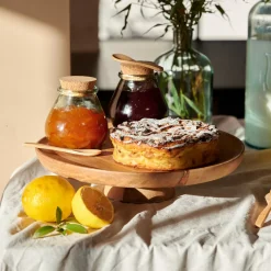 CASA Fuentes Para Servir|Pure Luxury Soporte Para Pastel Natural