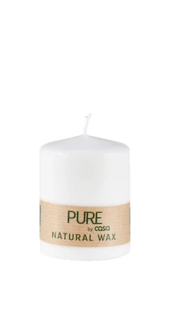 CASA Velas|Pure Vela Cilindrica Blanco