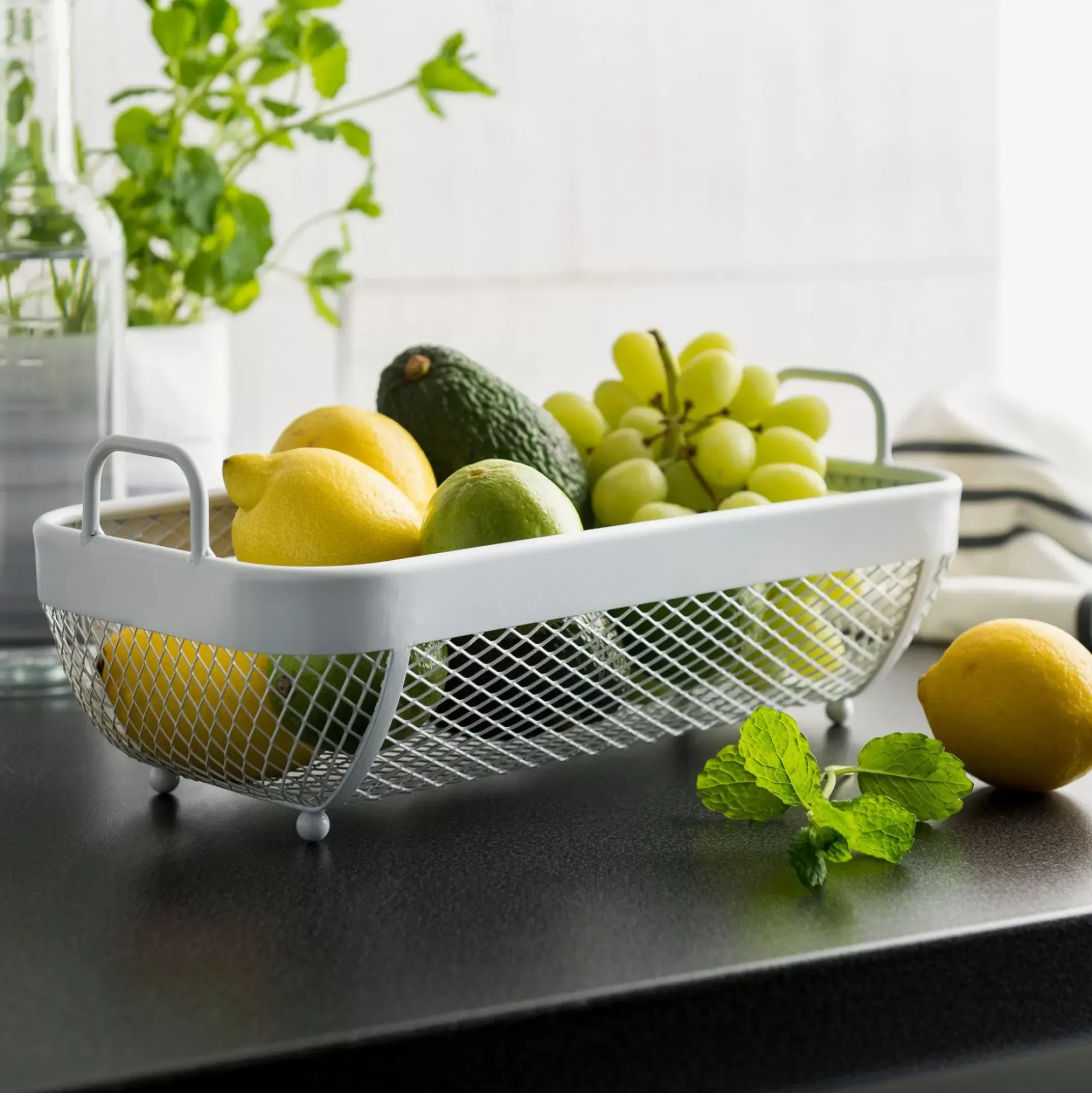 CASA Accesorios De Cocina|Puro Cesta Blanco