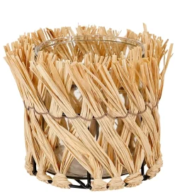 CASA Fotoforos|Raffia Fotoforo Natural