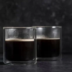 CASA Vasos Para Té|Relax Vaso De Doble Pared Juego De 2 Transparente