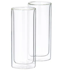 CASA Vasos Para Té|Relax Vasos De Doble Pared Juego De 2 Transparente