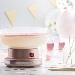 CASA Equipamiento De Cocina|Retro Fun Maquina De Algodon De Azucar Rosa