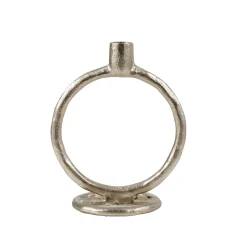 CASA Candelabros|Rings Candelabro Plateado