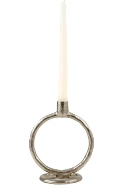 CASA Candelabros|Rings Candelabro Plateado