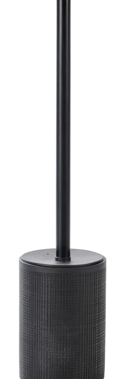 CASA Accesorios De Tocador|Samourai Cepillo Wc En Soporte Negro