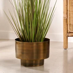 CASA Macetas|Saturn Macetero Bronceado