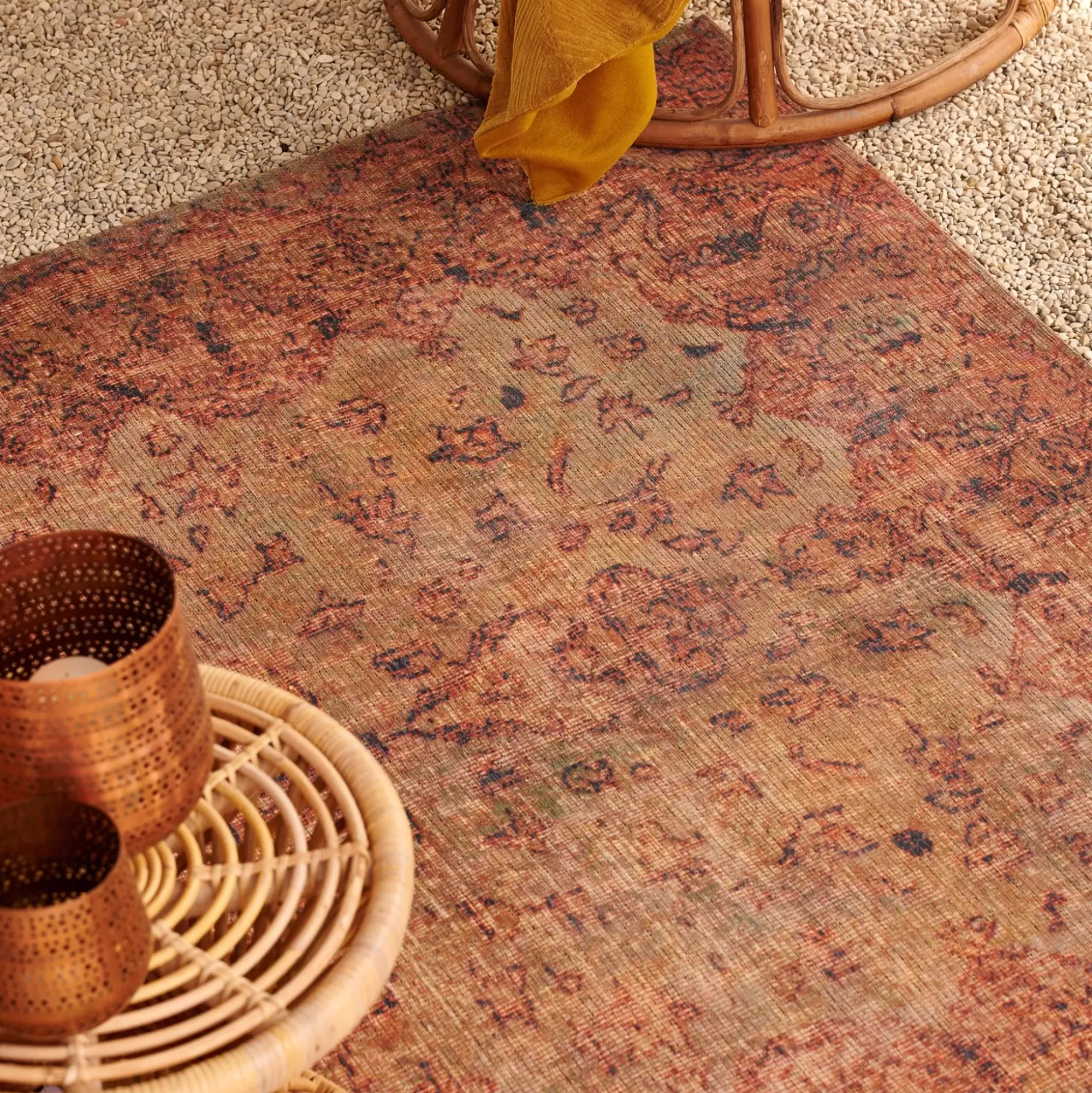 CASA Alfombras Exterior|Selim Alfombra Terracota