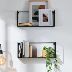 CASA Estanterías|Shorp Estanteria Para Colgar Negro