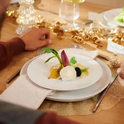 CASA Platos|Soul Ivory Plato Llano Blanco