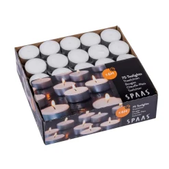 CASA Velas|Spaas Velas Pequenas Juego De 75 Blanco