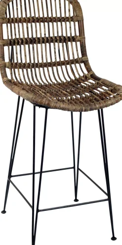 CASA Sillas De Bar|Sumatra Silla De Bar Negro, Natural