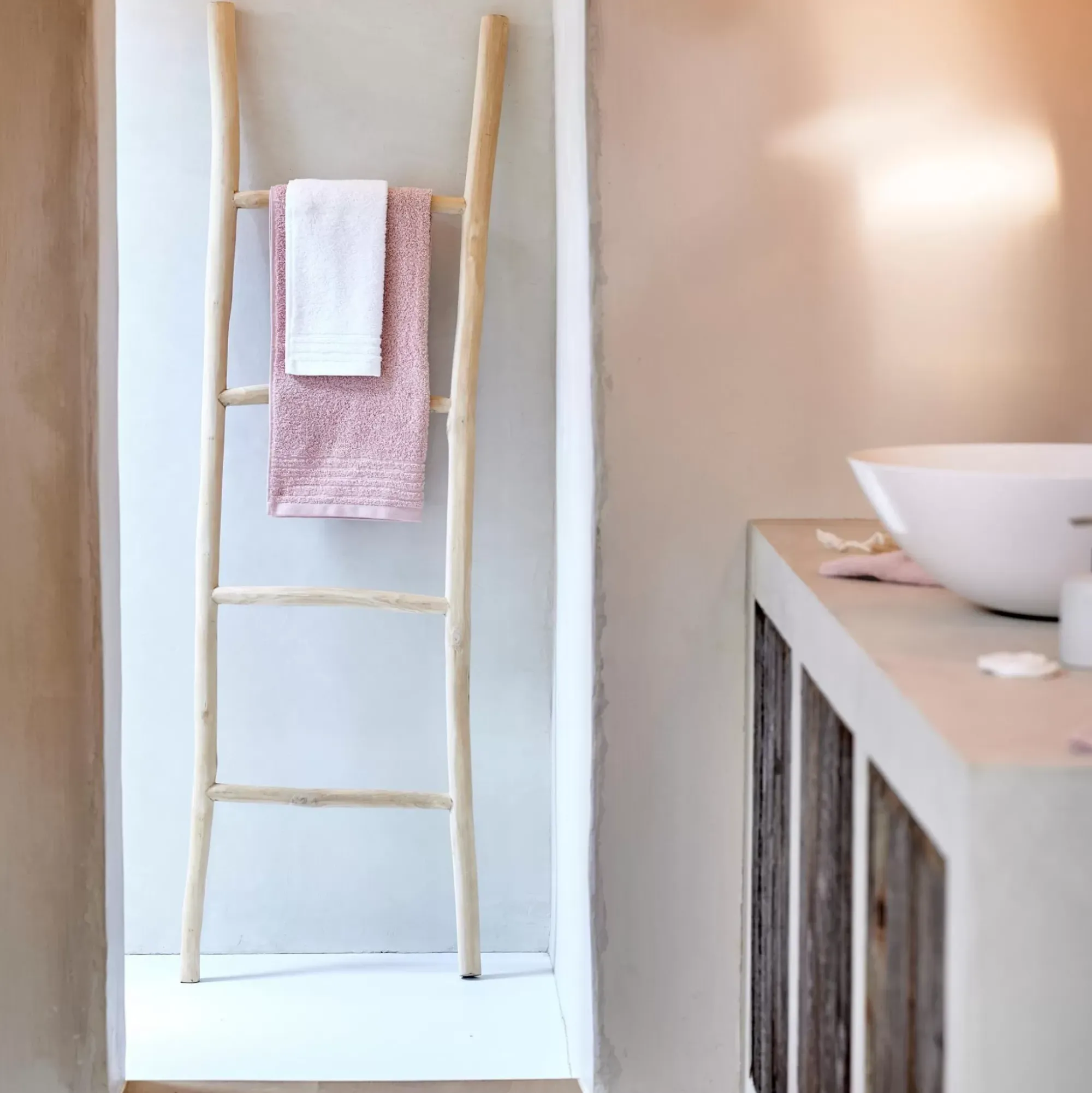 CASA Muebles De Baño|Teak Escalera Natural