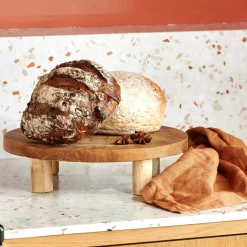 CASA Soportes Para Plantas|Teak Soporte En Pie Natural