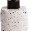 CASA Accesorios De Tocador|Terrazzo Dispensador De Jabon Blanco