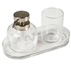 CASA Accesorios De Tocador|Tokio Dispensador De Jabon Transparente