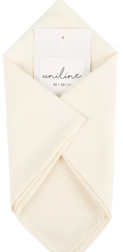 CASA Servilletas|Uniline Servilleta Blanco Apagado