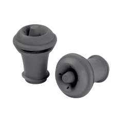 CASA Accesorios Vino|Vacuvin Tapones De Vino Juego De 2 Gris