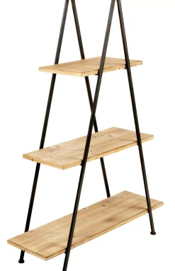CASA Estanterías|Vermont Estanteria De Pared Negro, Natural
