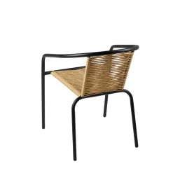 CASA Sillas De Jardín|Verona Silla Apilable Natural