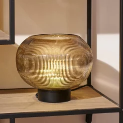 CASA Lamparas De Mesa|Vinto Lampara De Mesa Ambar Transparente