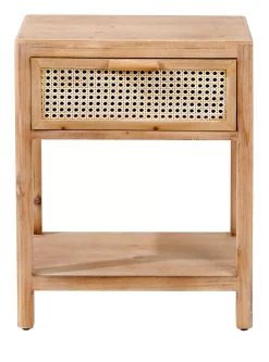 CASA Cajoneras|Webster Mesilla De Noche Natural