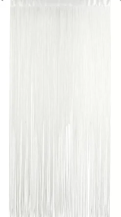 CASA Cortinas|White Cortina De Flecos Blanco