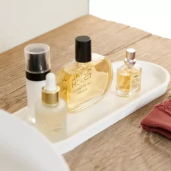 CASA Accesorios De Tocador|White Elegance Fuente Blanco