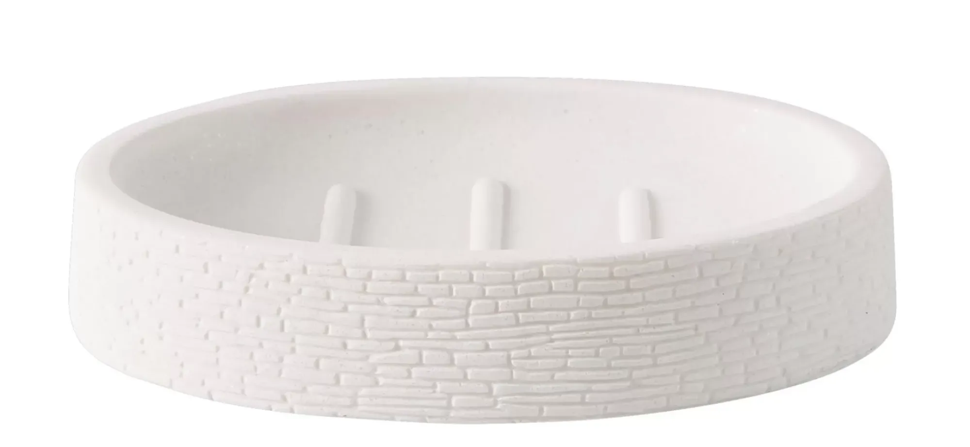 CASA Accesorios De Tocador|White Elegance Jabonera Blanco