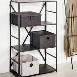 CASA Estanterías|Xavier Estanteria De Pared Negro