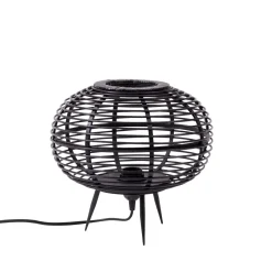 CASA Lamparas De Mesa|Zanzi Lampara De Mesa E27 Negro