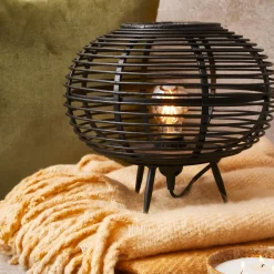 CASA Lamparas De Mesa|Zanzi Lampara De Mesa E27 Negro